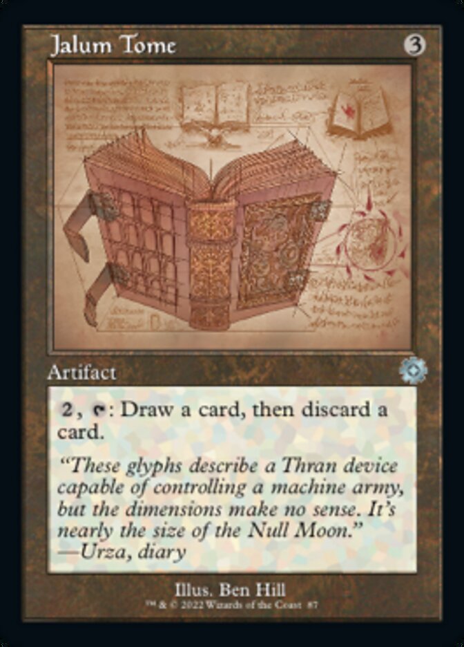 Jalum Tome (Retro Schematic) [The Brothers' War Retro Artifacts] MTG Single Magic: The Gathering    | Red Claw Gaming