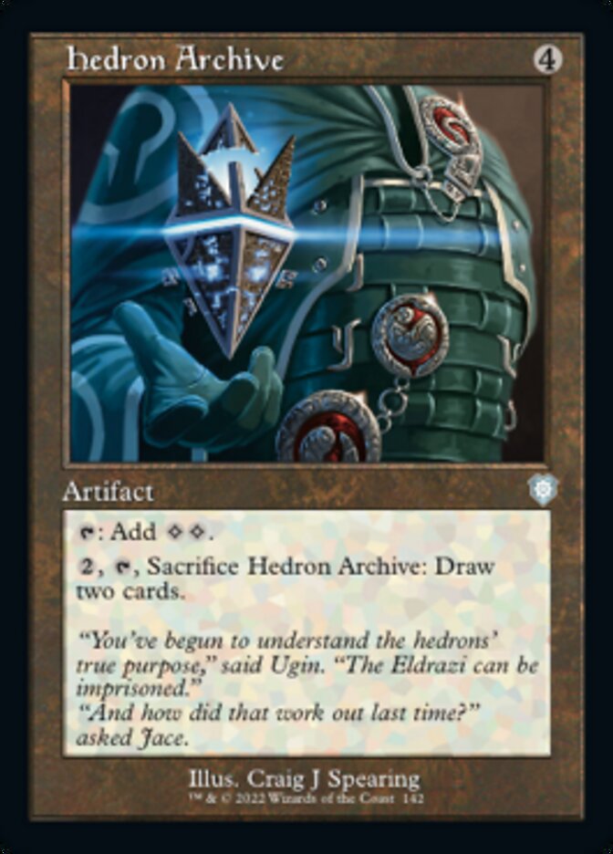 Hedron Archive (Retro) [The Brothers' War Commander] MTG Single Magic: The Gathering    | Red Claw Gaming