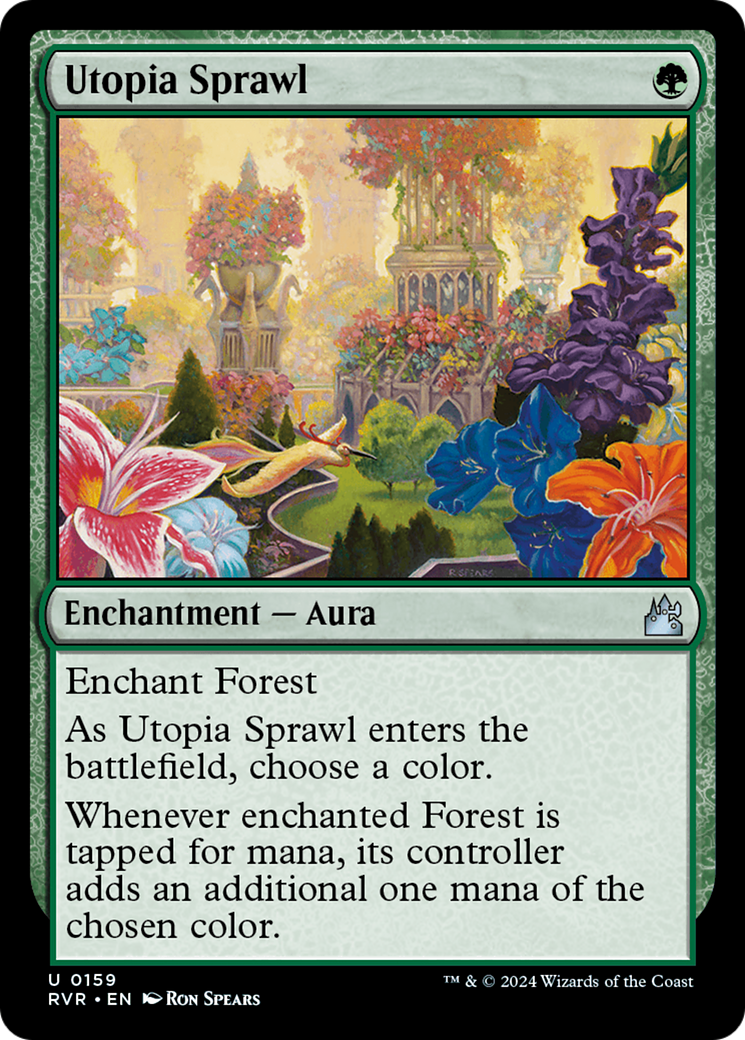 Utopia Sprawl [Ravnica Remastered] MTG Single Magic: The Gathering    | Red Claw Gaming