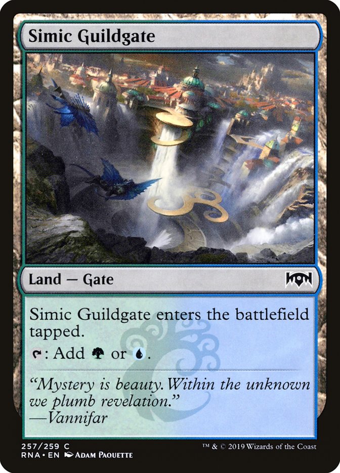 Simic Guildgate (257/259) [Ravnica Allegiance] MTG Single Magic: The Gathering    | Red Claw Gaming