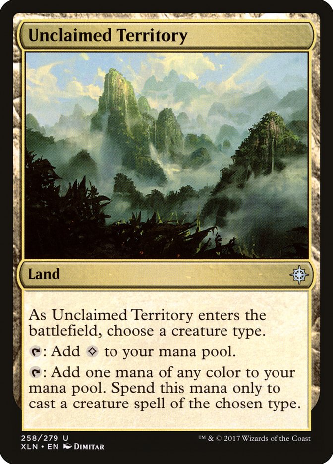 Unclaimed Territory [Ixalan] MTG Single Magic: The Gathering    | Red Claw Gaming