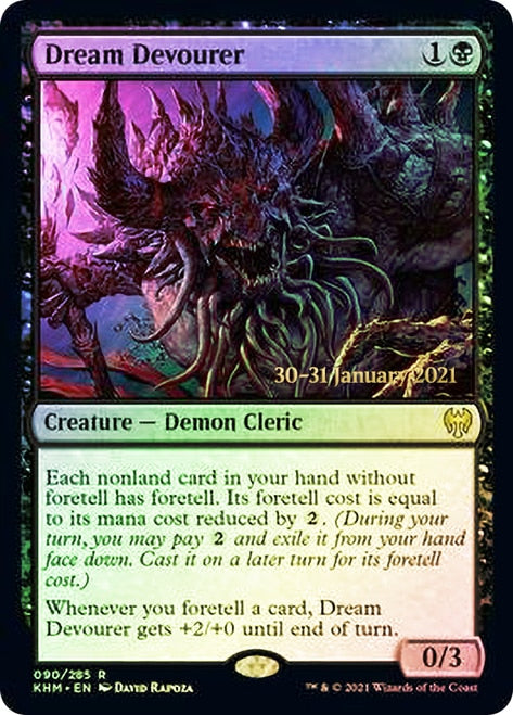 Dream Devourer [Kaldheim Prerelease Promos] MTG Single Magic: The Gathering    | Red Claw Gaming