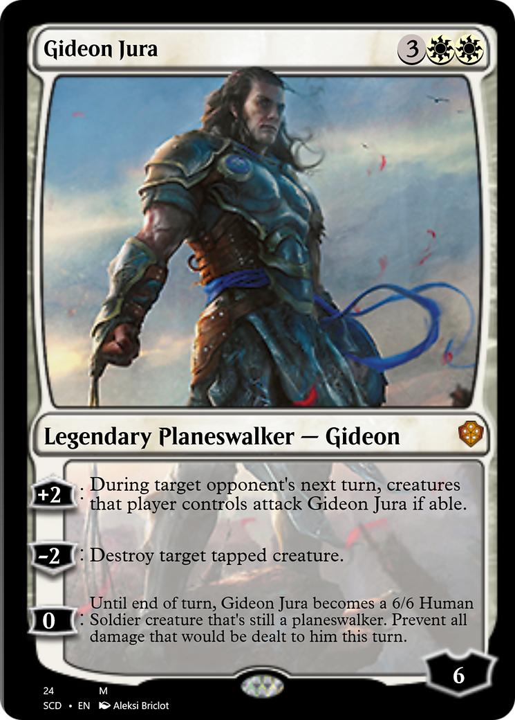 Gideon Jura [Starter Commander Decks] MTG Single Magic: The Gathering    | Red Claw Gaming