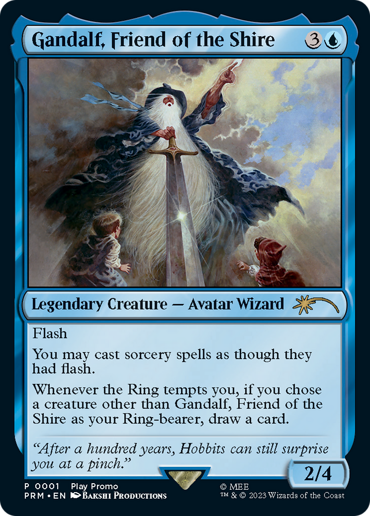 Gandalf, Friend of the Shire [Wizards Play Network 2023] MTG Single Magic: The Gathering    | Red Claw Gaming