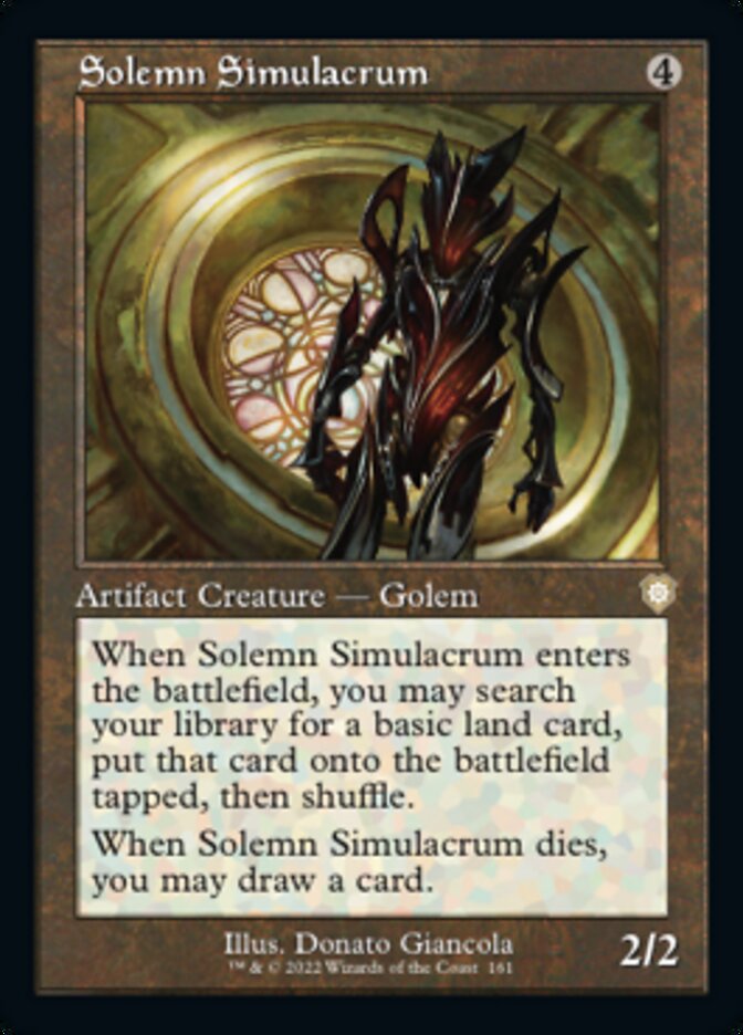 Solemn Simulacrum (Retro) [The Brothers' War Commander] MTG Single Magic: The Gathering    | Red Claw Gaming