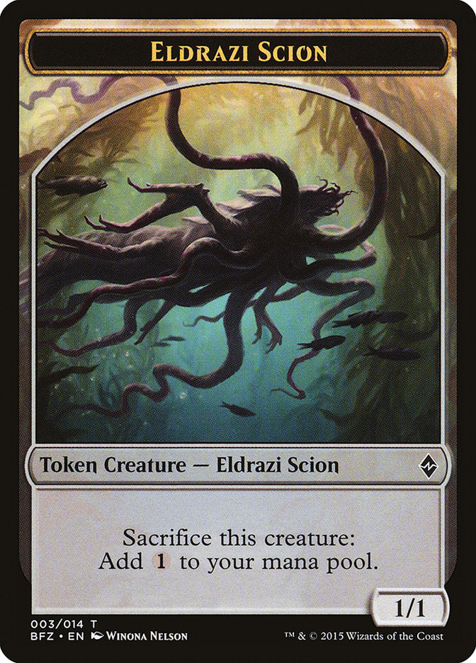 Eldrazi Scion Token (003/014) [Battle for Zendikar Tokens] MTG Single Magic: The Gathering    | Red Claw Gaming