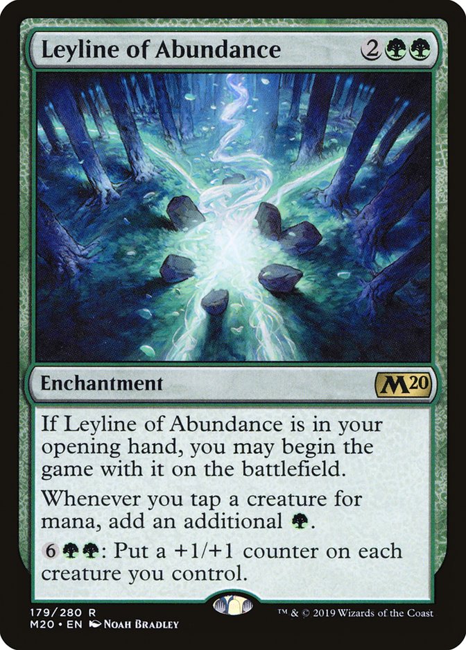 Leyline of Abundance [Core Set 2020] MTG Single Magic: The Gathering    | Red Claw Gaming