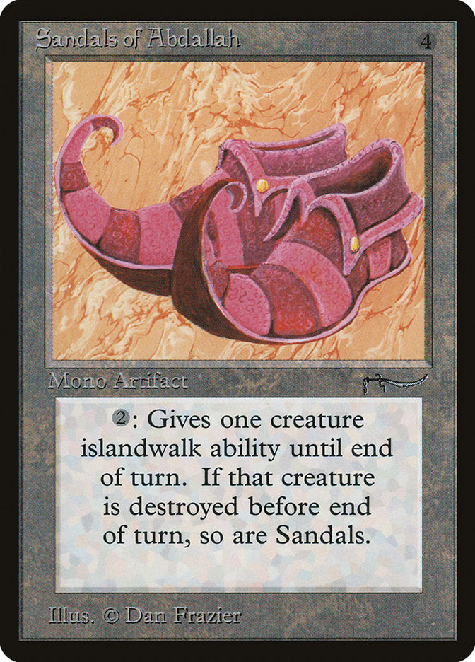 Sandals of Abdallah [Arabian Nights] MTG Single Magic: The Gathering    | Red Claw Gaming