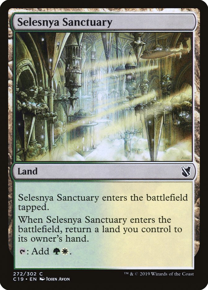 Selesnya Sanctuary [Commander 2019] MTG Single Magic: The Gathering    | Red Claw Gaming