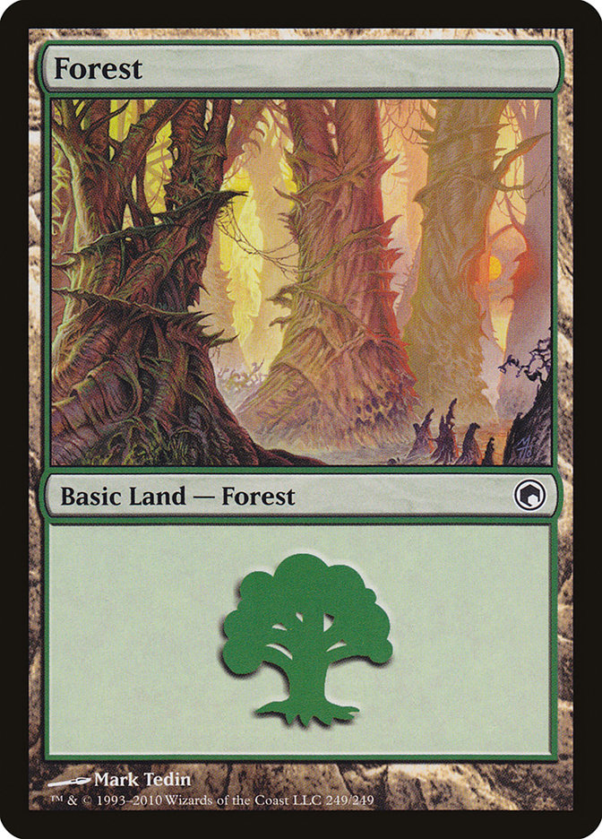 Forest (249) [Scars of Mirrodin] MTG Single Magic: The Gathering    | Red Claw Gaming