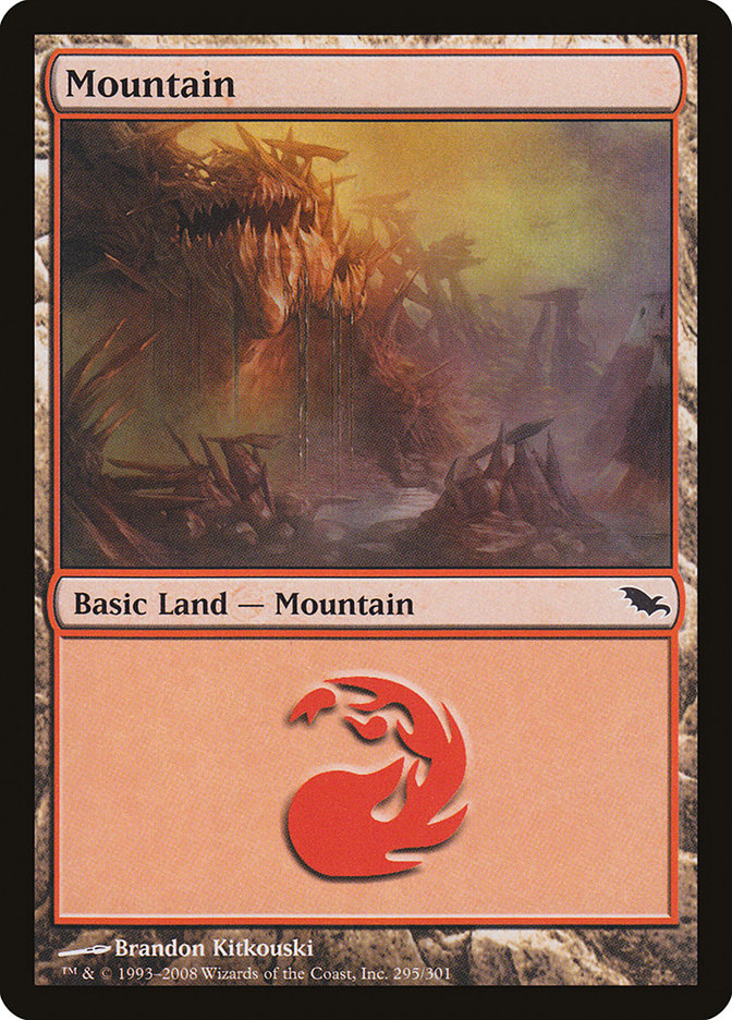 Mountain (295) [Shadowmoor] MTG Single Magic: The Gathering    | Red Claw Gaming