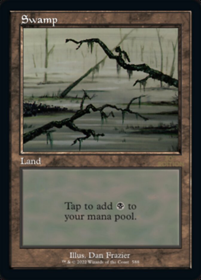 Swamp (Retro) (588) [30th Anniversary Edition] MTG Single Magic: The Gathering    | Red Claw Gaming