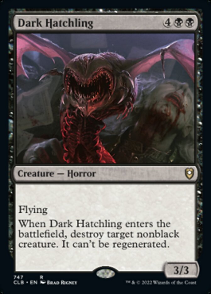 Dark Hatchling [Commander Legends: Battle for Baldur's Gate] MTG Single Magic: The Gathering    | Red Claw Gaming