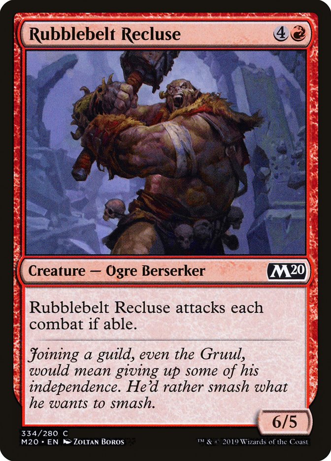 Rubblebelt Recluse [Core Set 2020] MTG Single Magic: The Gathering    | Red Claw Gaming