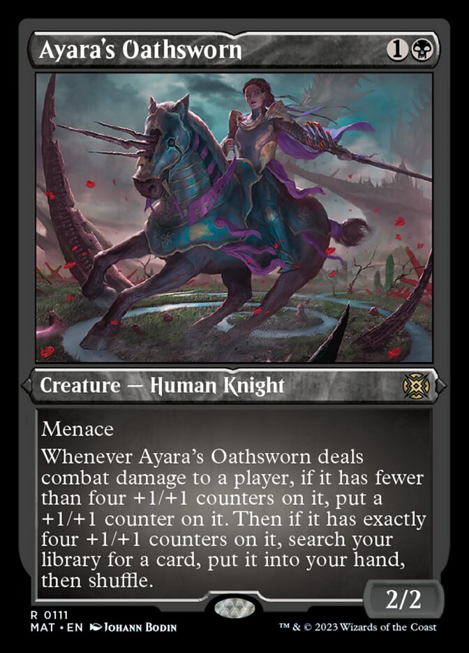 Ayara's Oathsworn (Foil Etched) [March of the Machine: The Aftermath] MTG Single Magic: The Gathering    | Red Claw Gaming