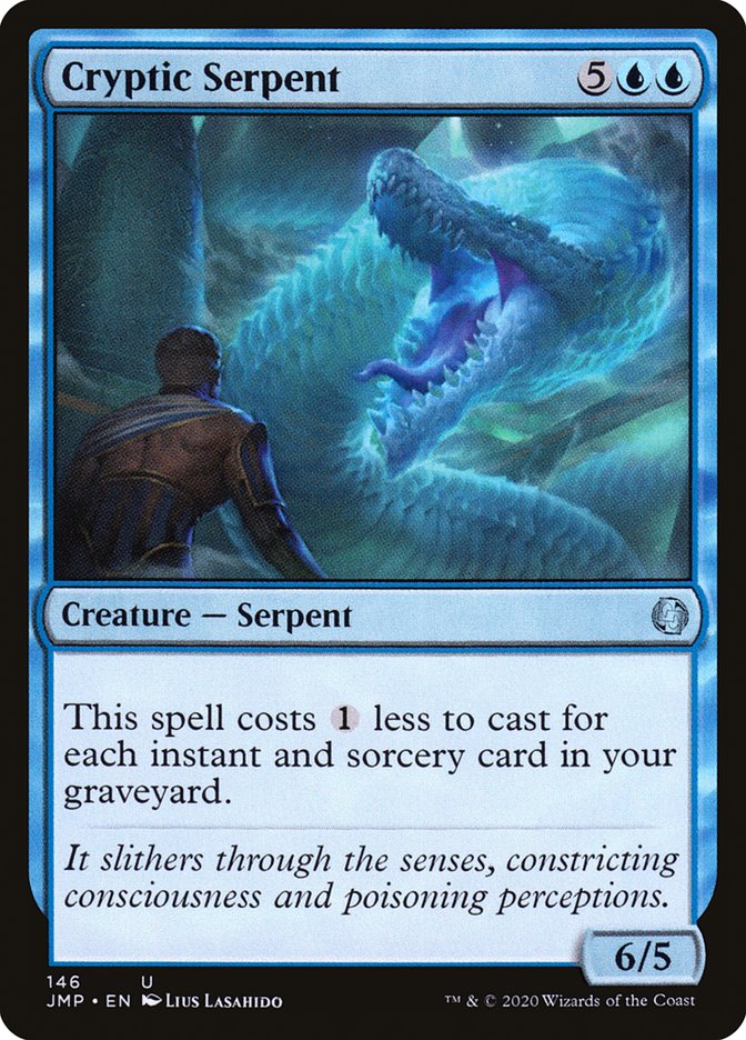 Cryptic Serpent [Jumpstart] MTG Single Magic: The Gathering    | Red Claw Gaming