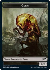 Germ // Human Soldier Double-Sided Token [Double Masters Tokens] MTG Single Magic: The Gathering    | Red Claw Gaming