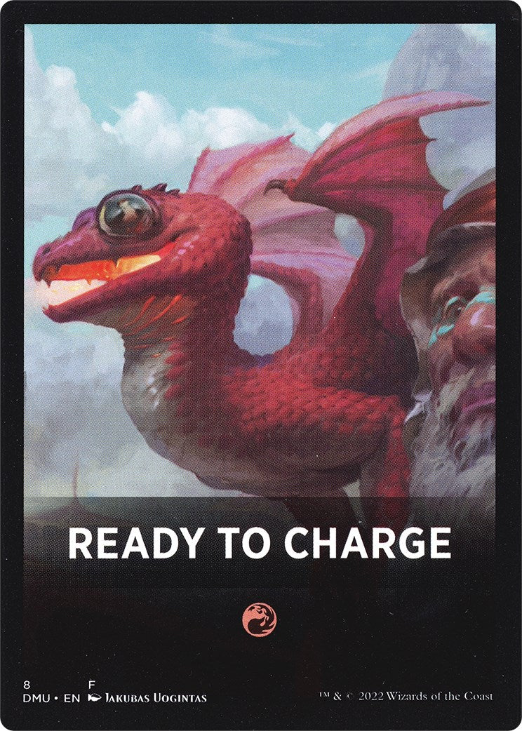 Ready to Charge Theme Card [Dominaria United Tokens] MTG Single Magic: The Gathering    | Red Claw Gaming