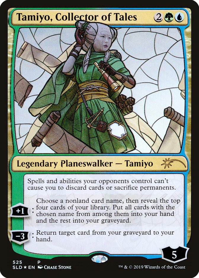 Tamiyo, Collector of Tales (Stained Glass) [Secret Lair Drop Promos] MTG Single Magic: The Gathering    | Red Claw Gaming