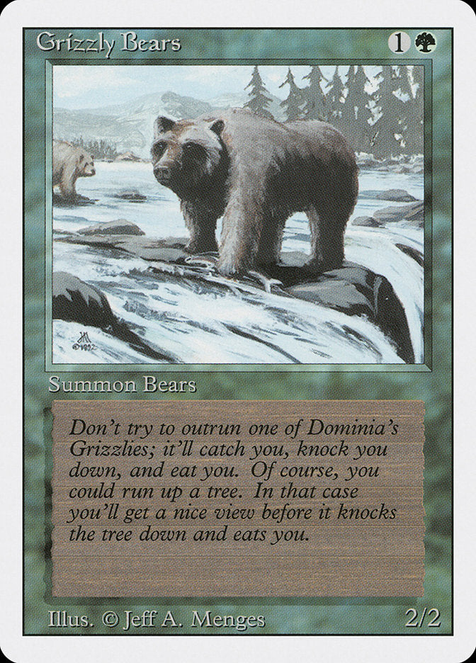 Grizzly Bears [Revised Edition] MTG Single Magic: The Gathering    | Red Claw Gaming