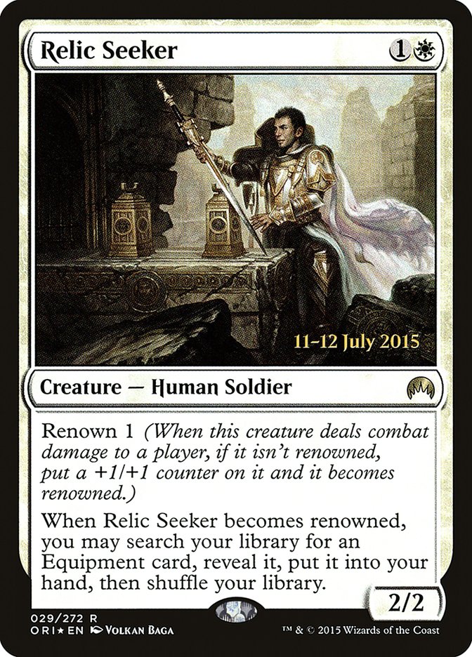 Relic Seeker [Magic Origins Prerelease Promos] MTG Single Magic: The Gathering    | Red Claw Gaming