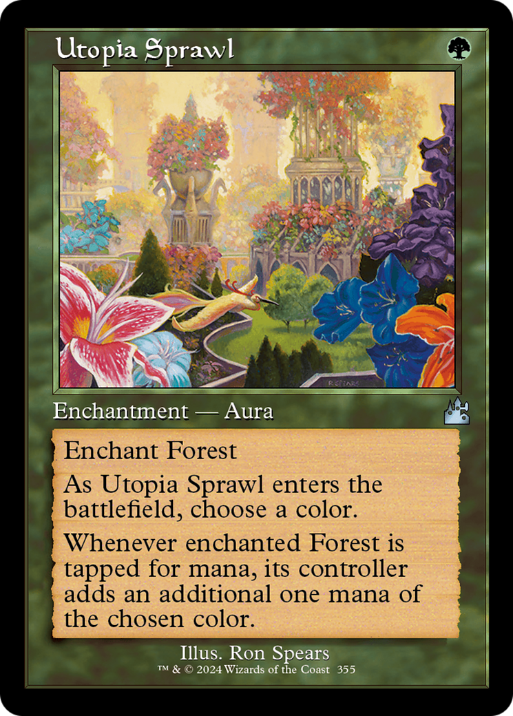 Utopia Sprawl (Retro Frame) [Ravnica Remastered] MTG Single Magic: The Gathering    | Red Claw Gaming