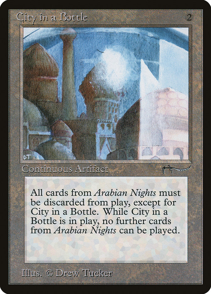 City in a Bottle [Arabian Nights] MTG Single Magic: The Gathering    | Red Claw Gaming