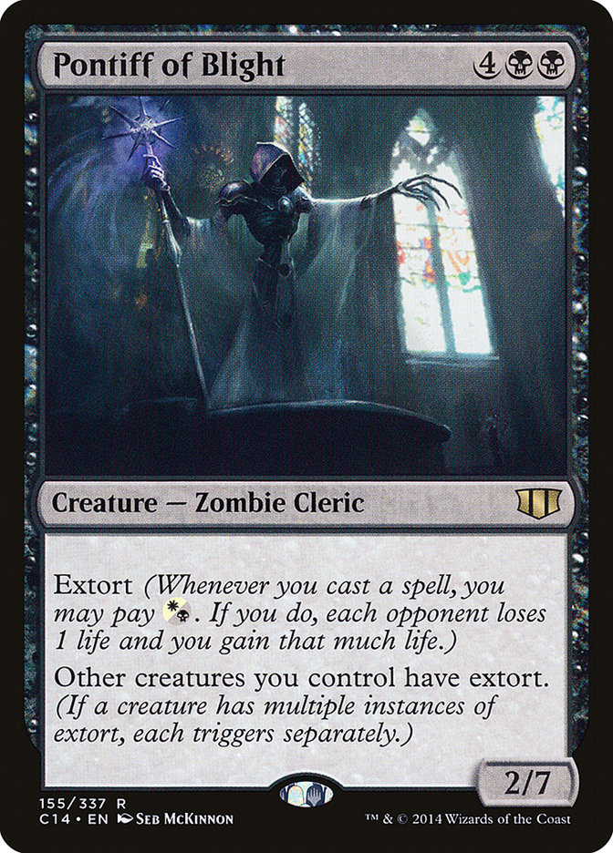 Pontiff of Blight [Commander 2014] MTG Single Magic: The Gathering    | Red Claw Gaming