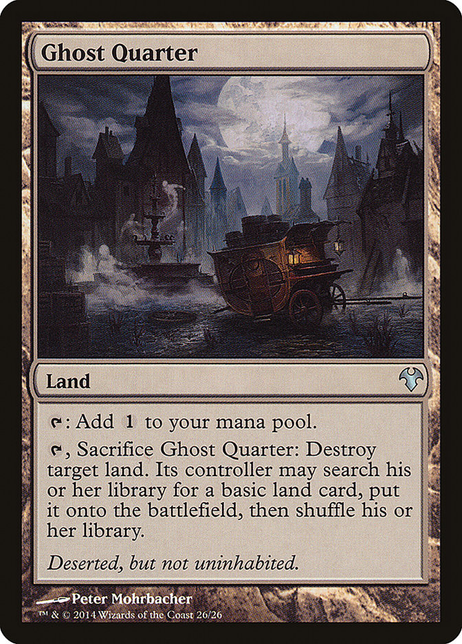 Ghost Quarter [Modern Event Deck 2014] MTG Single Magic: The Gathering    | Red Claw Gaming