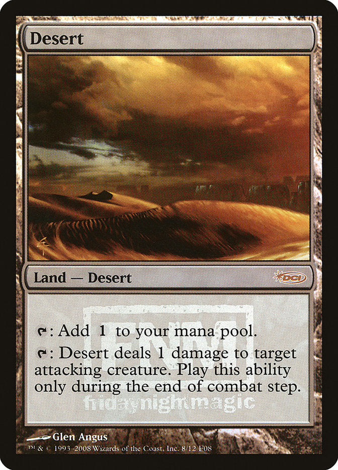 Desert [Friday Night Magic 2008] MTG Single Magic: The Gathering    | Red Claw Gaming