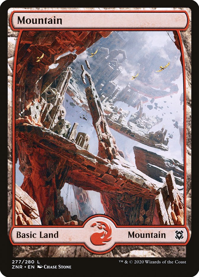 Mountain (277) [Zendikar Rising] MTG Single Magic: The Gathering    | Red Claw Gaming