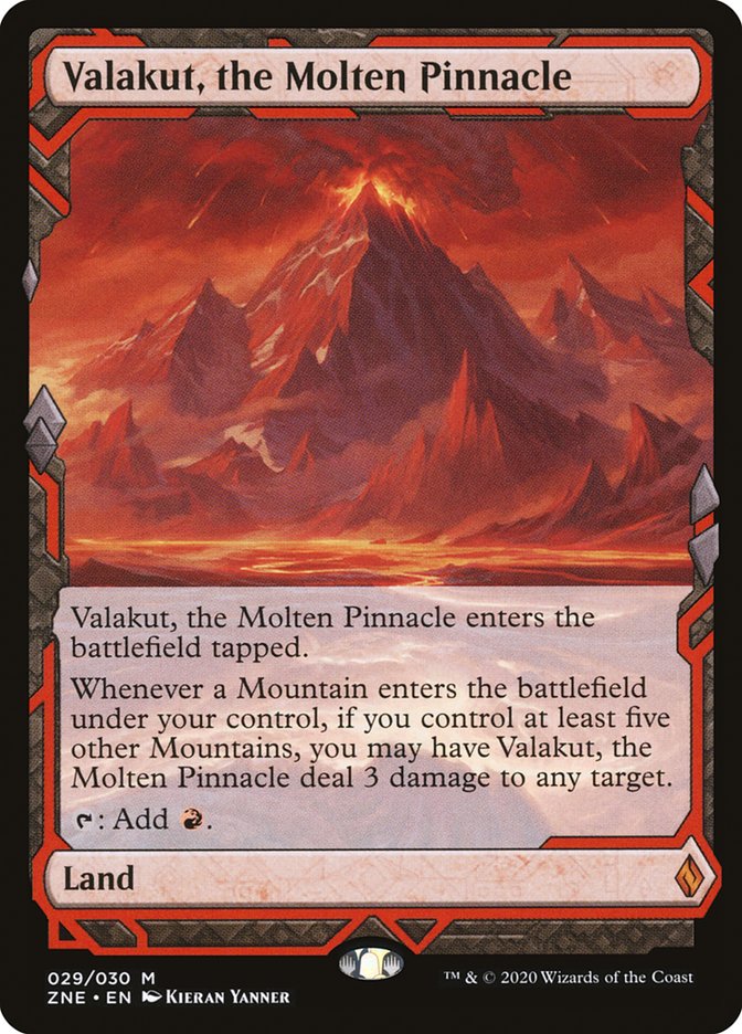 Valakut, the Molten Pinnacle (Expeditions) [Zendikar Rising Expeditions] MTG Single Magic: The Gathering    | Red Claw Gaming