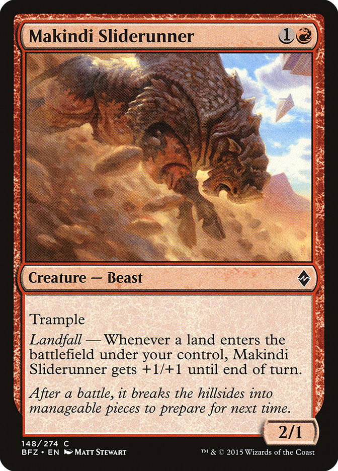 Makindi Sliderunner [Battle for Zendikar] MTG Single Magic: The Gathering    | Red Claw Gaming