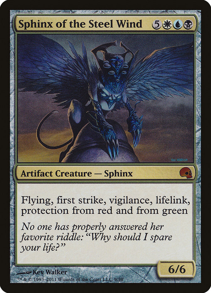 Sphinx of the Steel Wind [Premium Deck Series: Graveborn] MTG Single Magic: The Gathering    | Red Claw Gaming