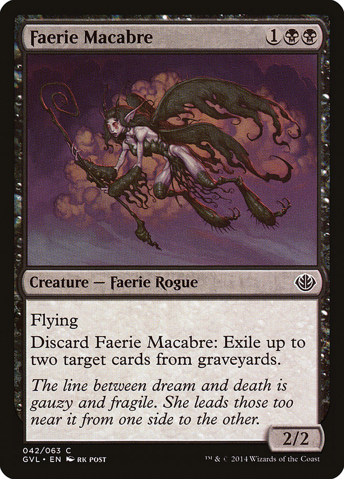 Faerie Macabre (Garruk vs. Liliana) [Duel Decks Anthology] MTG Single Magic: The Gathering    | Red Claw Gaming