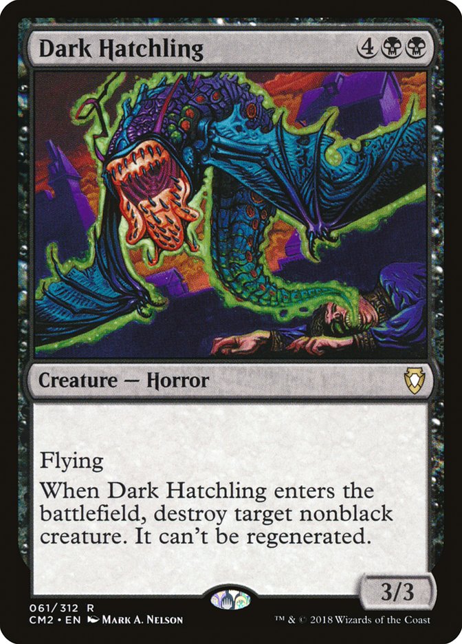 Dark Hatchling [Commander Anthology Volume II] MTG Single Magic: The Gathering    | Red Claw Gaming