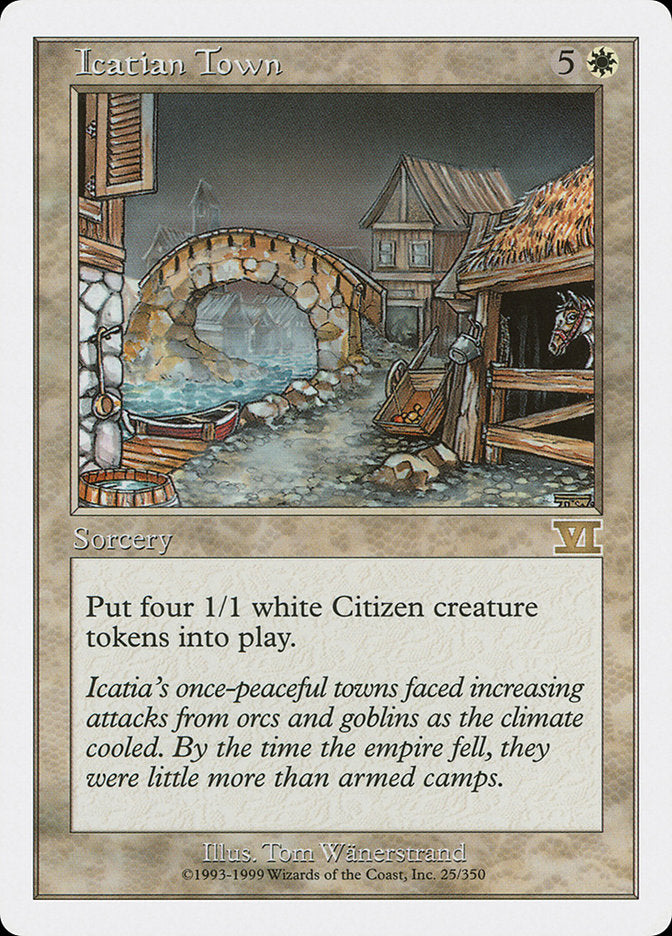 Icatian Town [Classic Sixth Edition] MTG Single Magic: The Gathering    | Red Claw Gaming