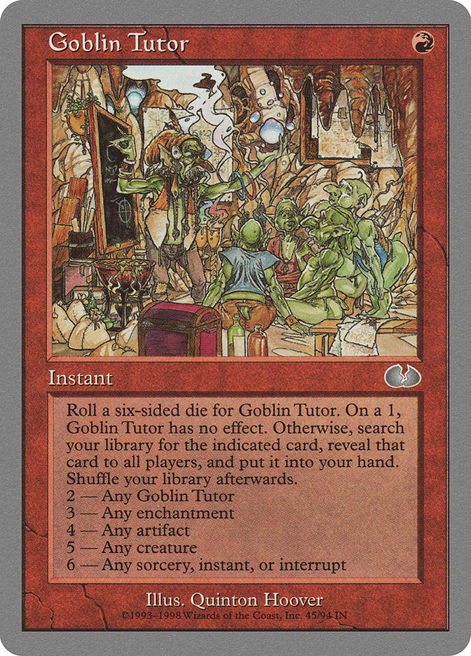 Goblin Tutor [Unglued] MTG Single Magic: The Gathering    | Red Claw Gaming