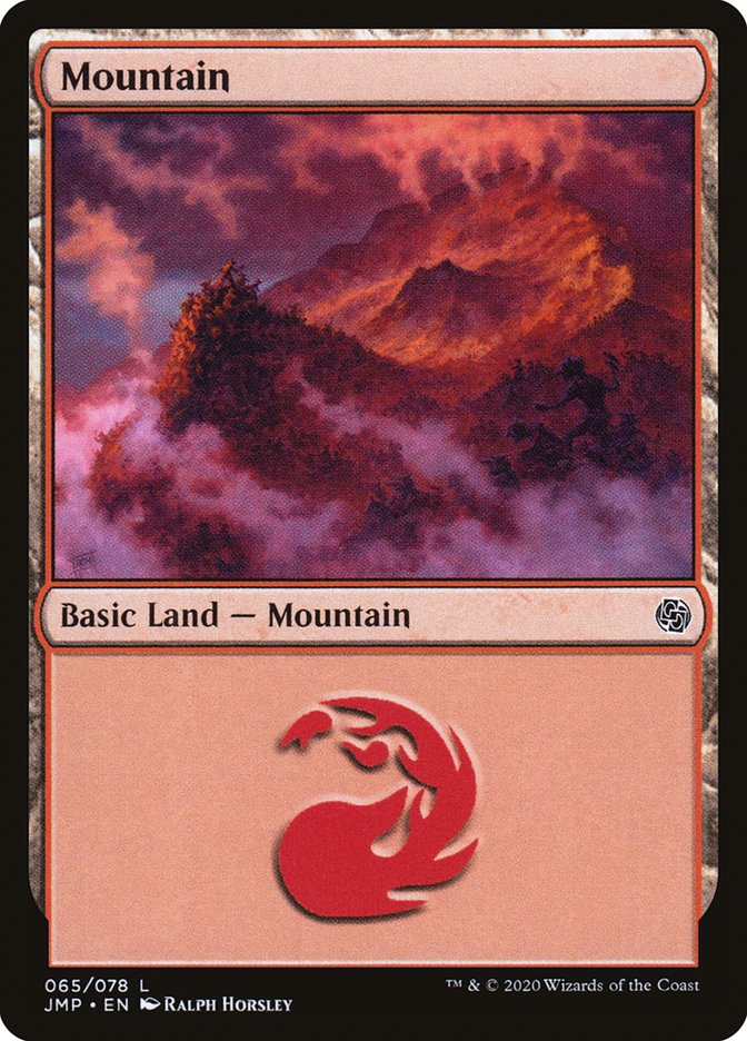 Mountain (65) [Jumpstart] MTG Single Magic: The Gathering    | Red Claw Gaming