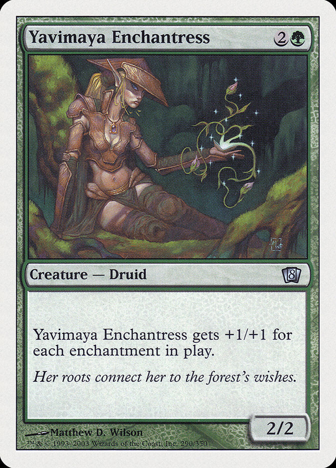 Yavimaya Enchantress [Eighth Edition] MTG Single Magic: The Gathering    | Red Claw Gaming