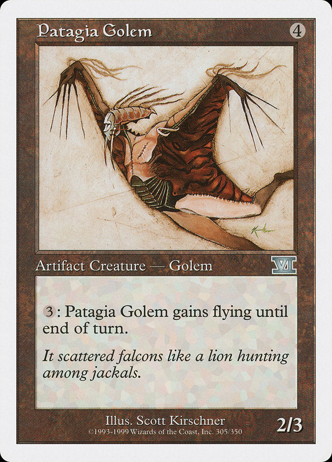 Patagia Golem [Classic Sixth Edition] MTG Single Magic: The Gathering    | Red Claw Gaming