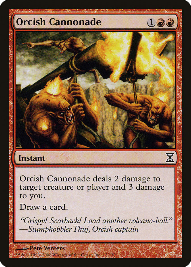 Orcish Cannonade [Time Spiral] MTG Single Magic: The Gathering    | Red Claw Gaming