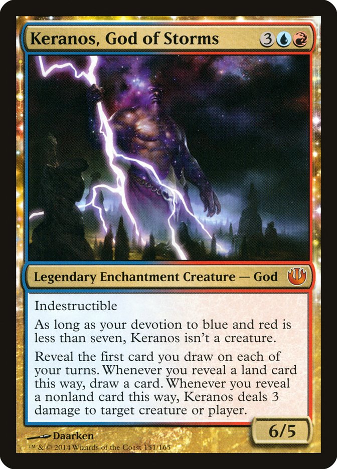 Keranos, God of Storms [Journey into Nyx] MTG Single Magic: The Gathering    | Red Claw Gaming