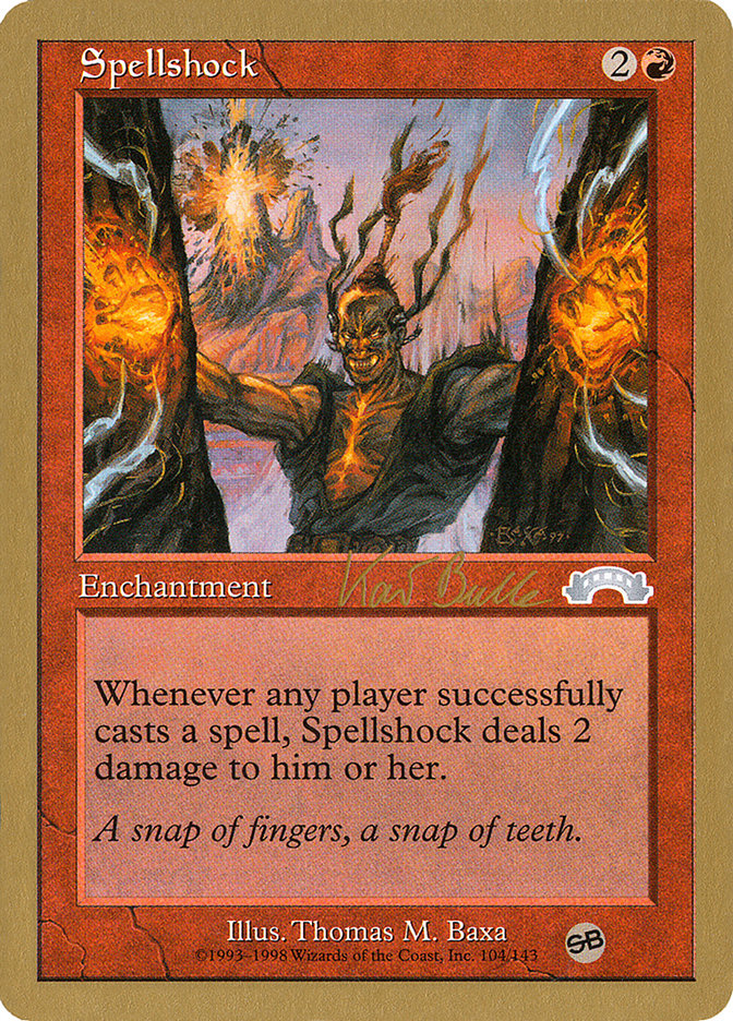 Spellshock (Kai Budde) (SB) [World Championship Decks 1999] MTG Single Magic: The Gathering    | Red Claw Gaming