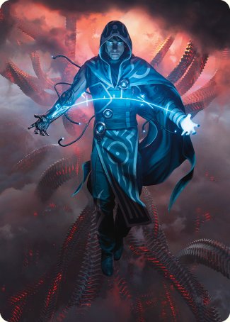 Jace, the Perfected Mind Art Card [Phyrexia: All Will Be One Art Series] MTG Single Magic: The Gathering    | Red Claw Gaming