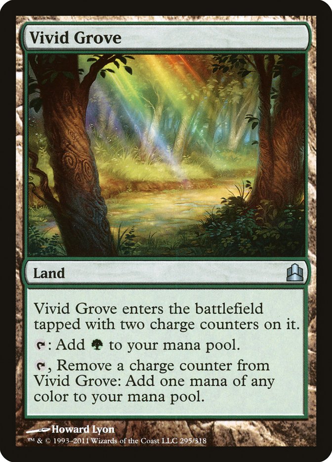 Vivid Grove [Commander 2011] MTG Single Magic: The Gathering    | Red Claw Gaming