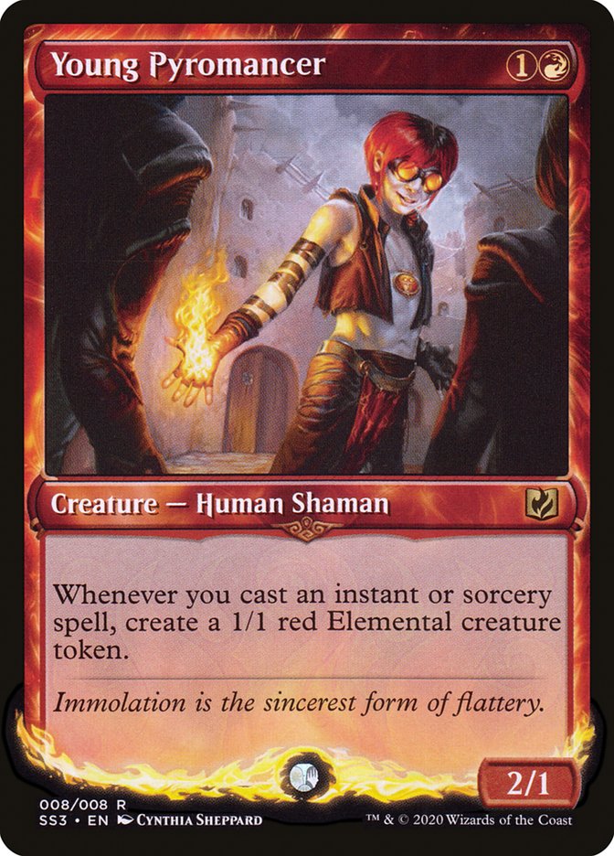 Young Pyromancer [Signature Spellbook: Chandra] MTG Single Magic: The Gathering    | Red Claw Gaming