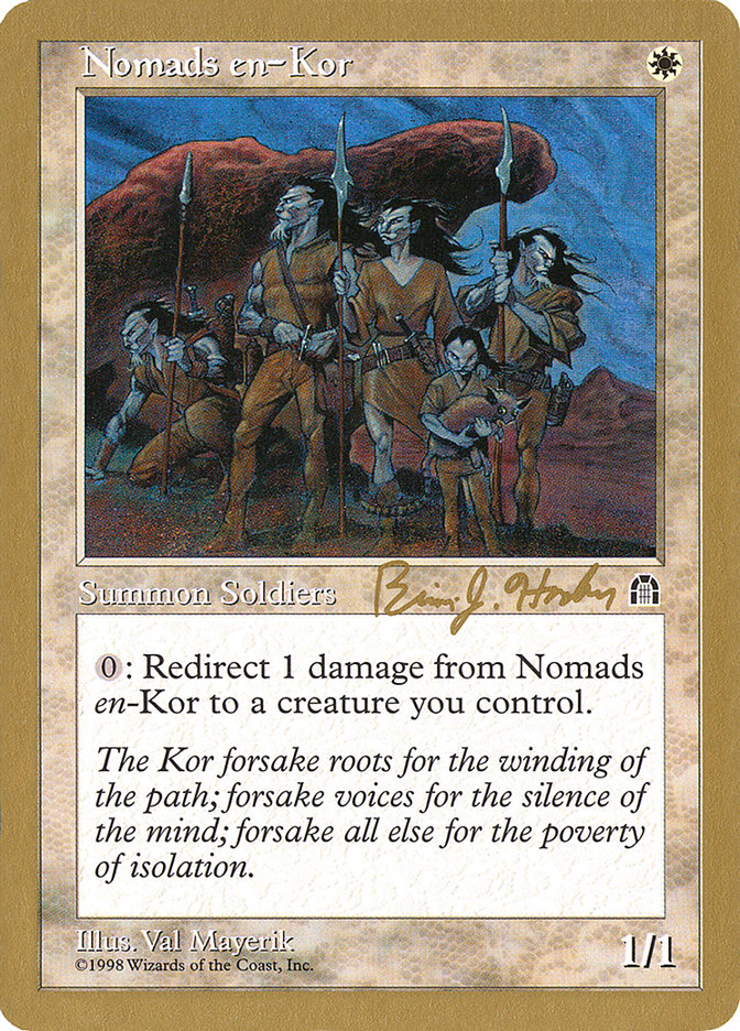 Nomads en-Kor (Brian Hacker) [World Championship Decks 1998] MTG Single Magic: The Gathering    | Red Claw Gaming