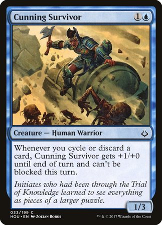 Cunning Survivor [Hour of Devastation] MTG Single Magic: The Gathering    | Red Claw Gaming