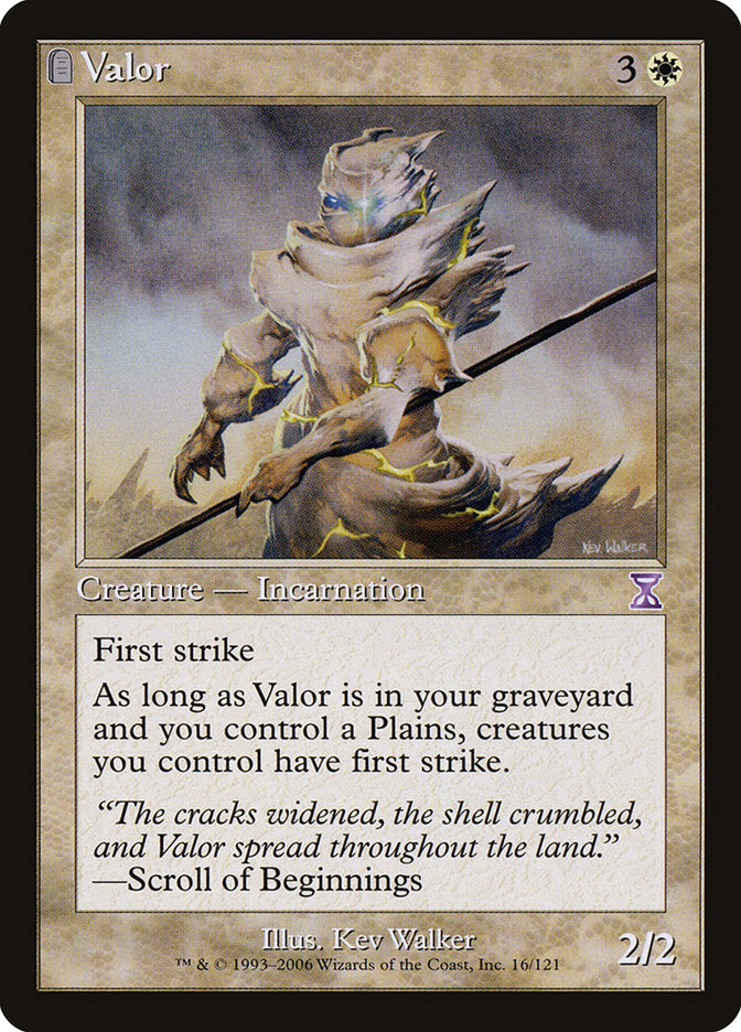 Valor [Time Spiral Timeshifted] MTG Single Magic: The Gathering    | Red Claw Gaming